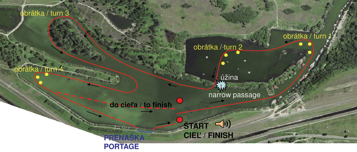 Dunajský maratón, 22. ročník - plán trate